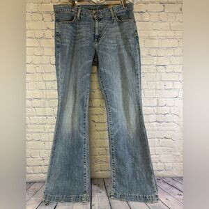 VINTAGE GAP 1969 Y2K Long and Lean Light Wash Low Rise Stretch Bootcut Jeans 10